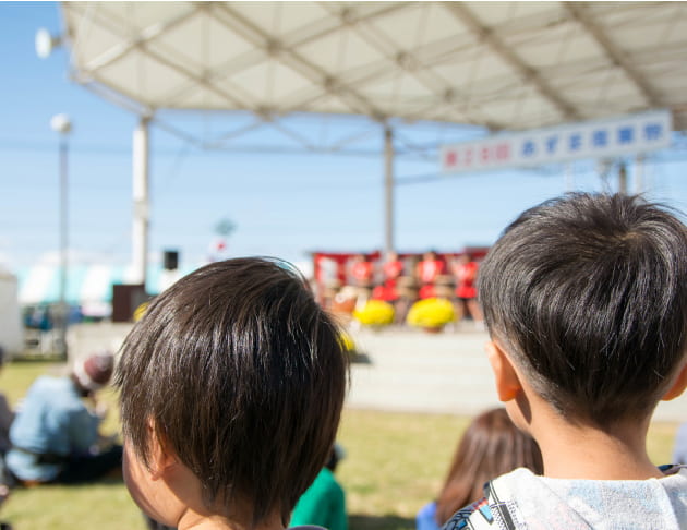 イベント向け仮設ステージの設置